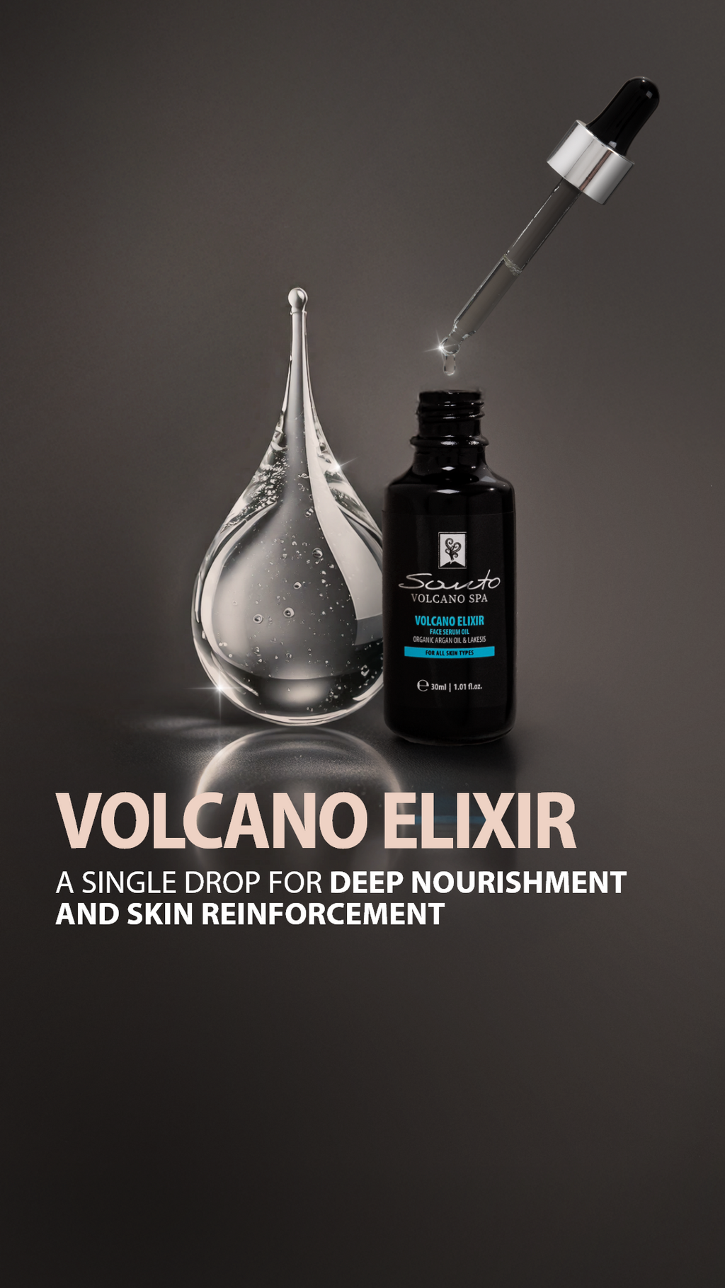 FACE ELIXIR – FIRMING SERUM SANTO VOLCANO 30ML