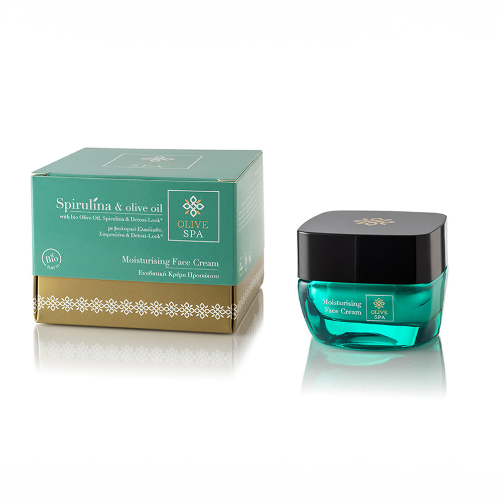 MOISTURISING FACE CREAM WITH SPIRULINA 50ML WITH DETOXI-LOOK®