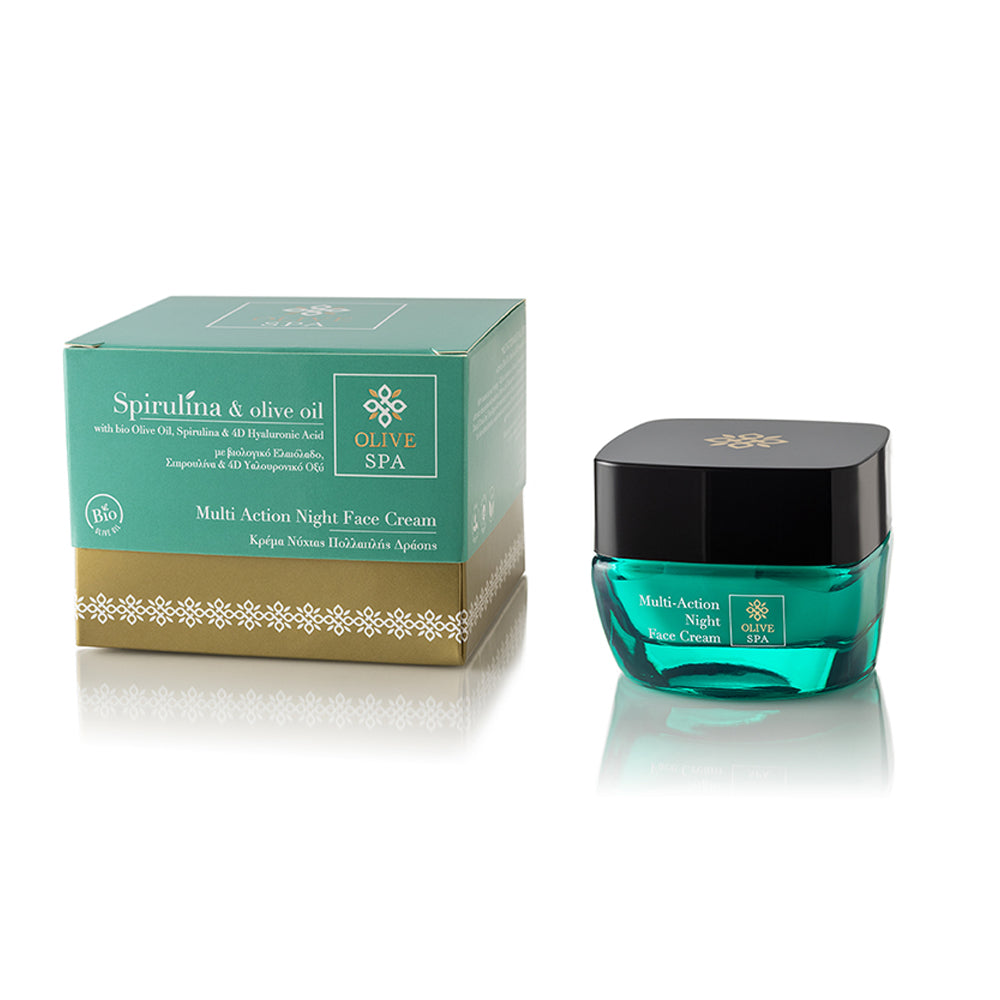 MULTI-ACTION NIGHT CREAM WITH SPIRULINA 50ML